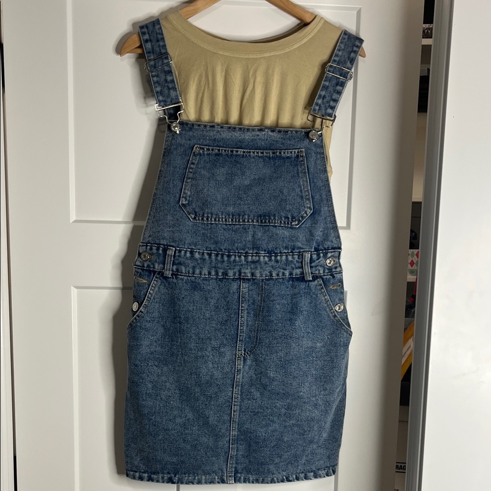 Denim Overall Dress